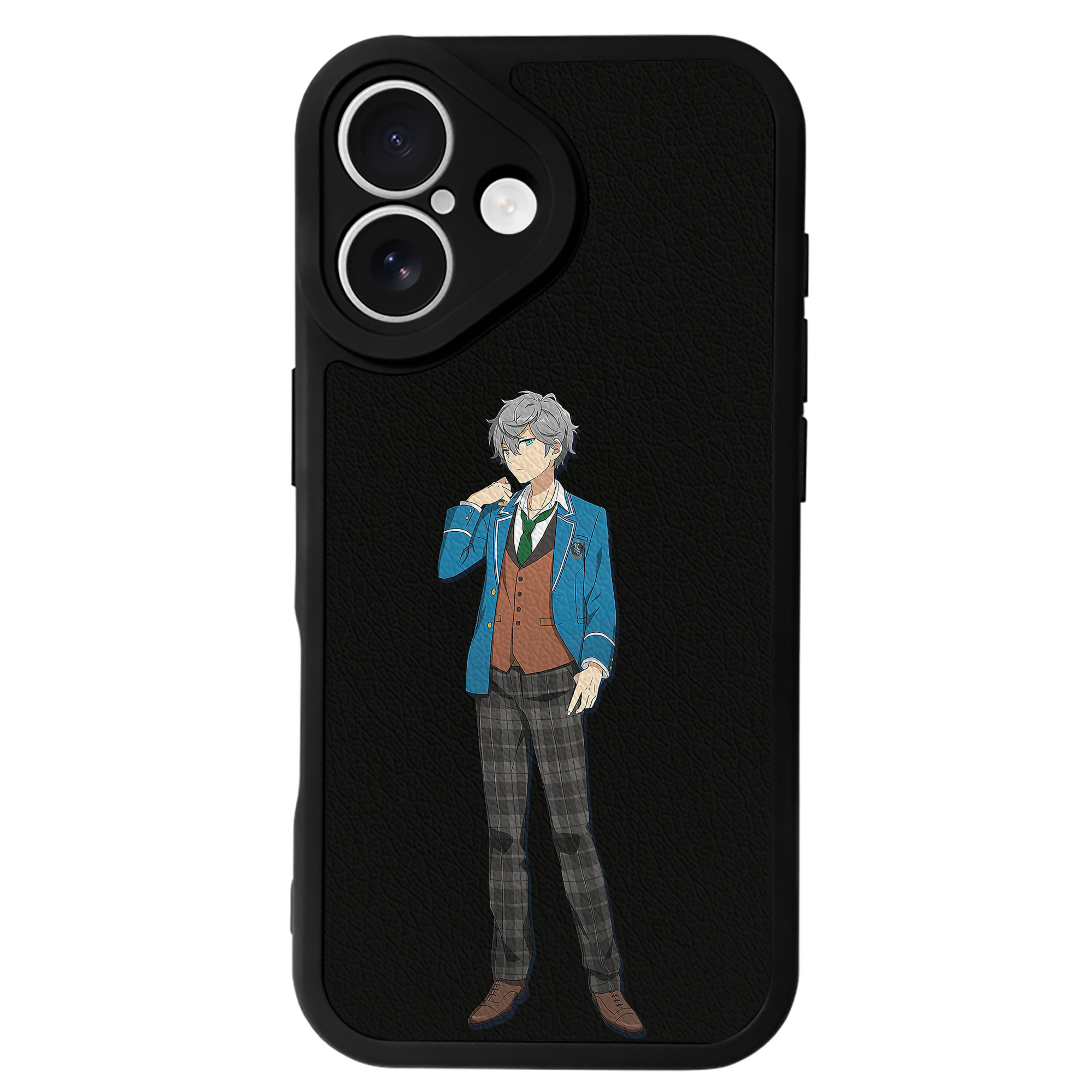（画像用） あんさんぶるスターズ! Ensemble Stars 【iPhone 16シリーズ対応】シリコンスマホケース（レザー調） 材質：シリコン